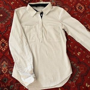 Zara Basic Quarter-Button Down